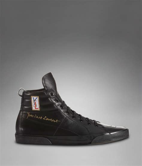 ysl black high tops|Saint Laurent Sneakers .